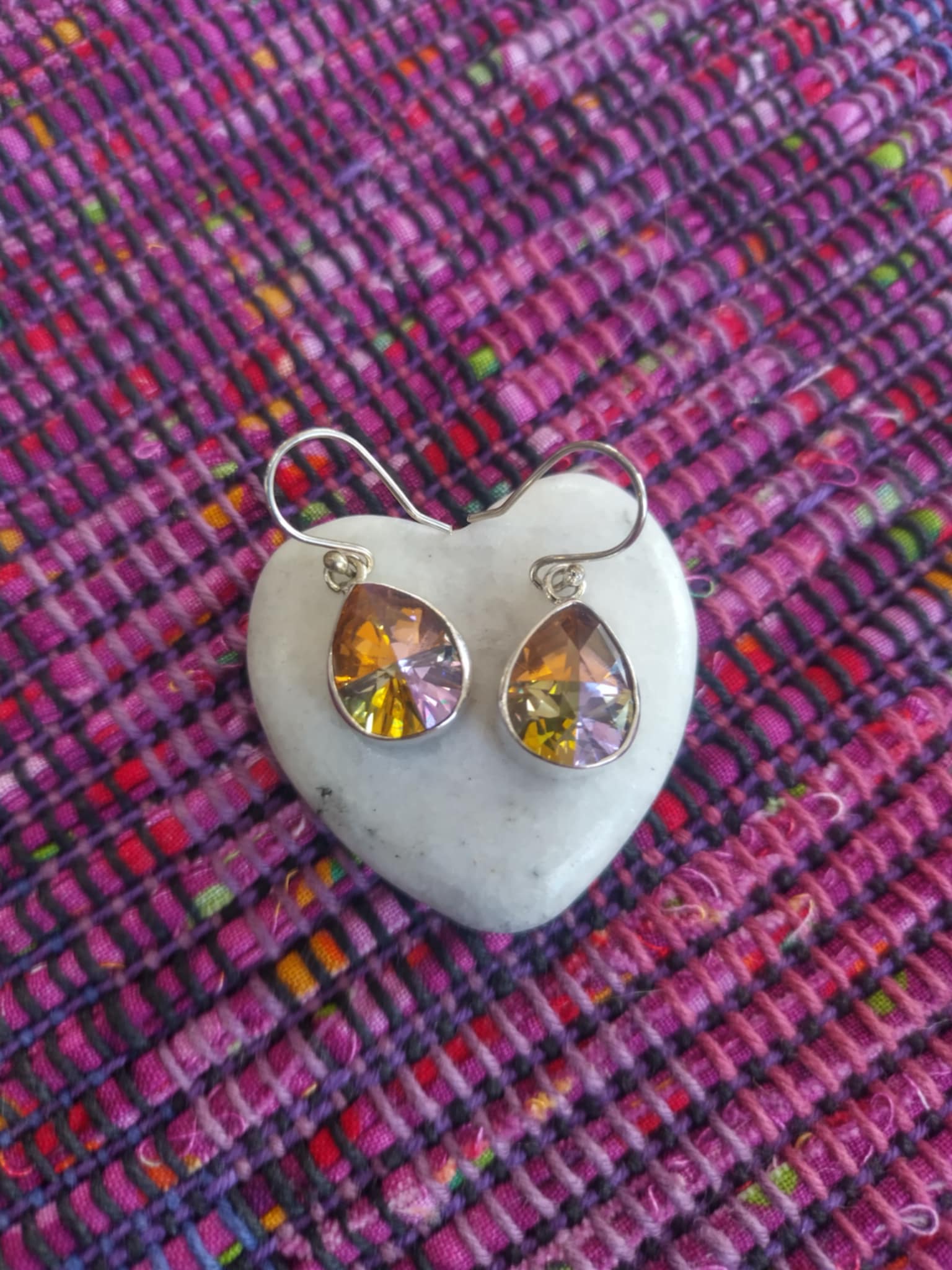 Cotton Candy Zircon Earrings