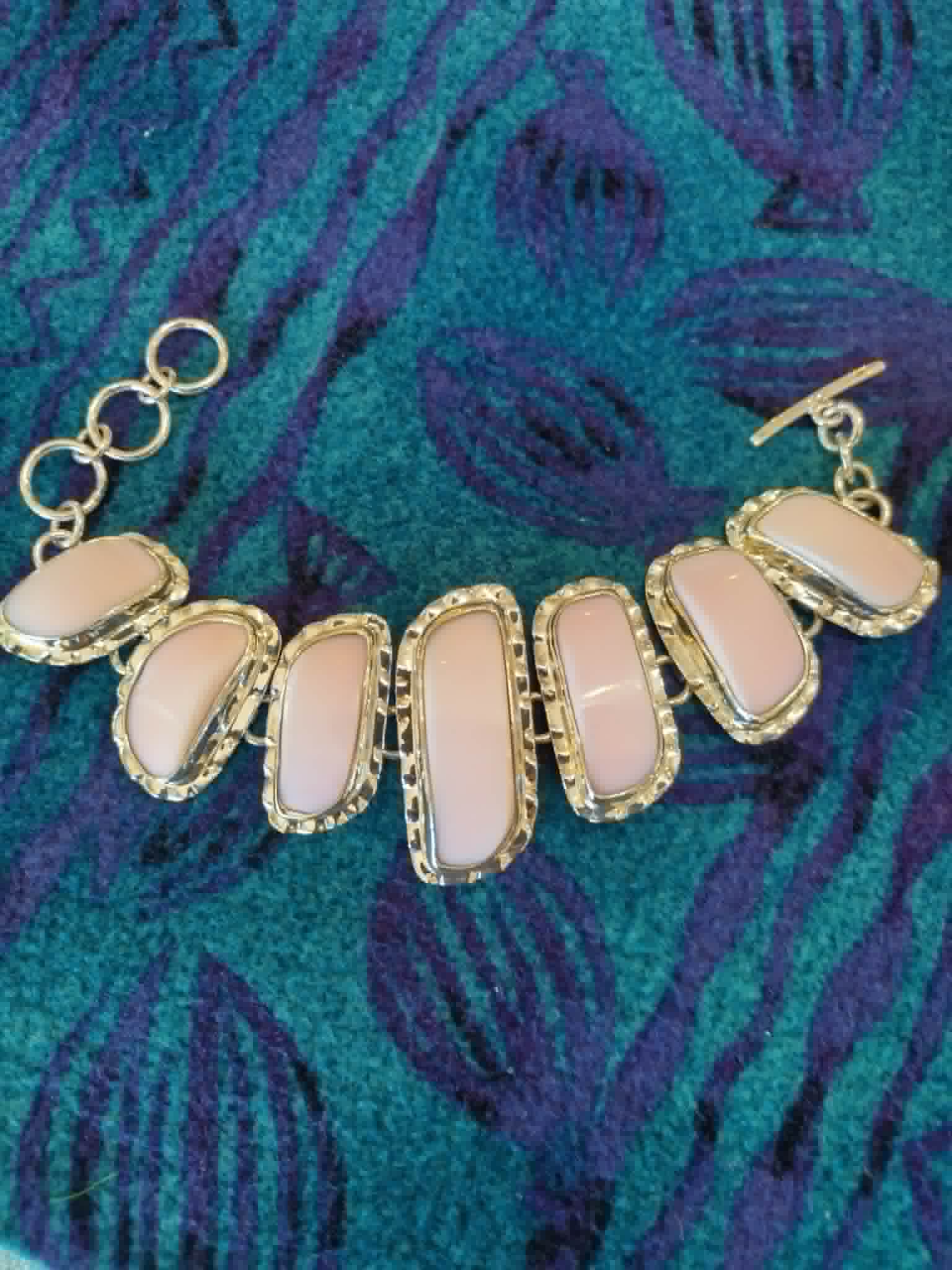 Pink Conch Shell Bracelet