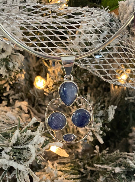 Kyanite Multi Stone Pendant