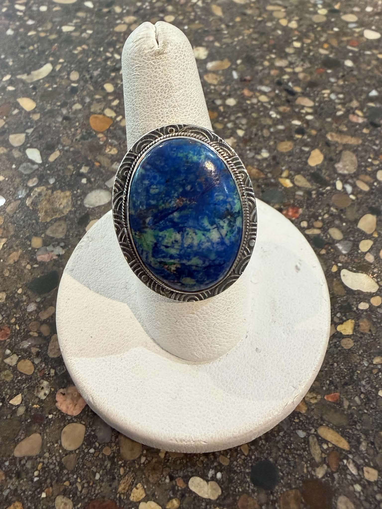 Lapis Large Oval Ring