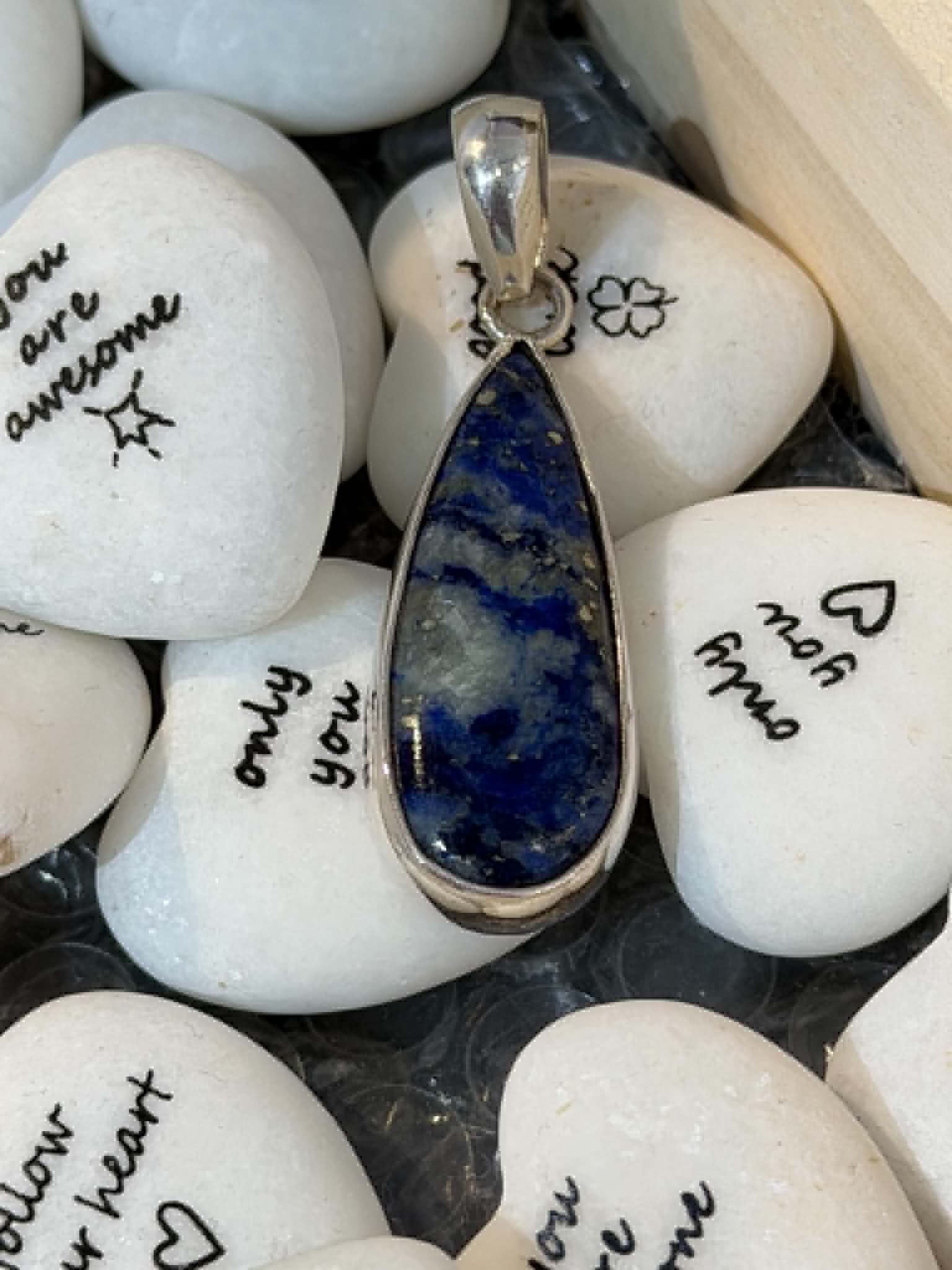 Lapis Lazuli Teardrop Pendant
