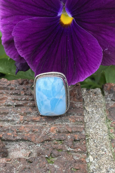 Larimar Rectangle Ring