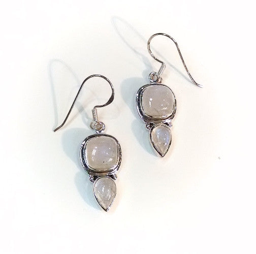 Moonstone Droplet Earrings